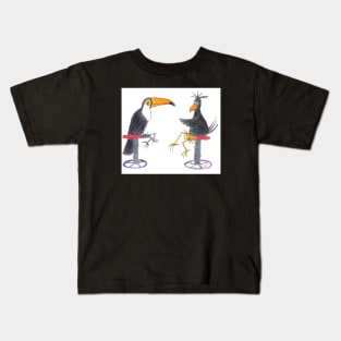 Crow Meets Toucan Kids T-Shirt